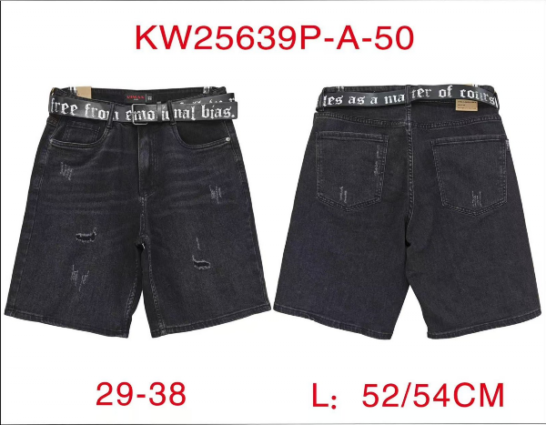 Spodenki męskie jeans Roz 29-38, 1 Kolor Paczka 10 szt